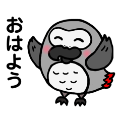 [LINEスタンプ] ヨウムさんで一言