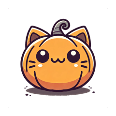 [LINEスタンプ] 豆ねこ三兄弟(ハロウィン編)