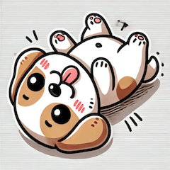[LINEスタンプ] 動物コロコロ