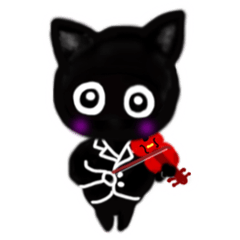 [LINEスタンプ] ねこバイオリン