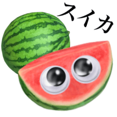 [LINEスタンプ] 【グーグリーズ】スイカ 編の画像（メイン）