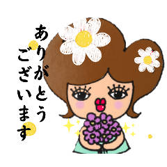 [LINEスタンプ] 【敬語】れいかちゃん。