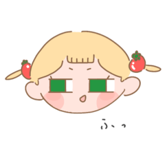 [LINEスタンプ] トマト大好きリコピンちゃん