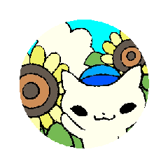 [LINEスタンプ] 動く夏ねこ