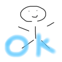 [LINEスタンプ] 棒人間ゆっくり会話