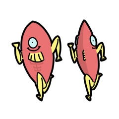 [LINEスタンプ] FU10の生物たち