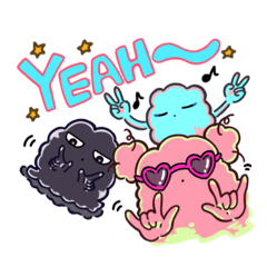 [LINEスタンプ] モジャっ子ちゃんスタンプ