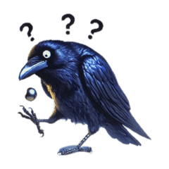 [LINEスタンプ] カラスのカー