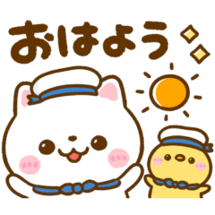 [LINEスタンプ] 夏に使える♡ねこねこにゃんこの画像（メイン）