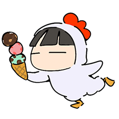 [LINEスタンプ] 東京都北区赤羽のチキン