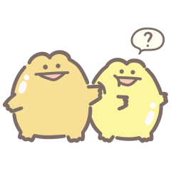 [LINEスタンプ] 食べ過ぎて太ったカエル