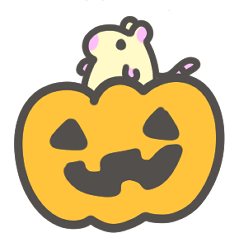 [LINEスタンプ] ハロウィンねずみスタンプ