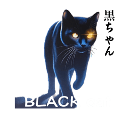 [LINEスタンプ] 黒猫黒しゃん