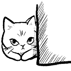 [LINEスタンプ] ちょっとうるさい白黒の猫