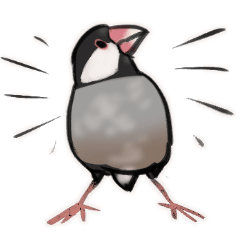 [LINEスタンプ] アホな文鳥