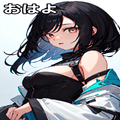 [LINEスタンプ] ささやき女の子 2