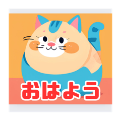 [LINEスタンプ] でぶネコスタンプ