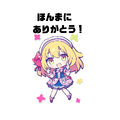 [LINEスタンプ] アニメ風可愛い女の子☆関西弁スタンプ