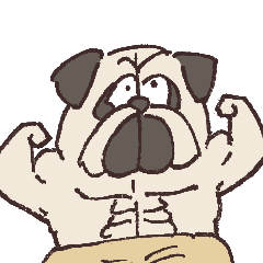 [LINEスタンプ] ゴリパグ
