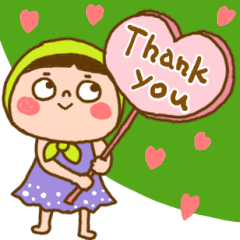 [LINEスタンプ] ほっかむり花ちゃん⑤可愛い言葉