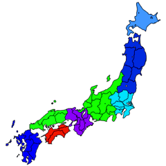 [LINEスタンプ] 都道府県の地図A